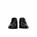 Leather Lace + Up Design // Black (Euro: 39)