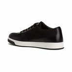 Kane Leather Logo Sneaker // Black (Euro: 43)
