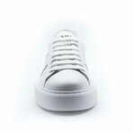 Rick Leather Logo Sneaker // White + Black (Euro: 39)