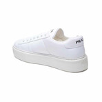 Jimmy Leather Logo Sneaker // White + Black (Euro: 42.5)