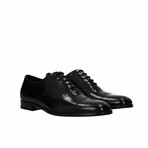 Leather Lace + Up Design // Black (Euro: 39)