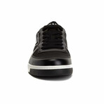 Kane Leather Logo Sneaker // Black (Euro: 43)