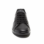 Max Leather Logo Sneaker // Black (Euro: 41.5)