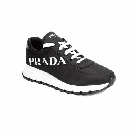 Stan Unisex Leather Logo Sneaker // Black + White (Euro: 39)