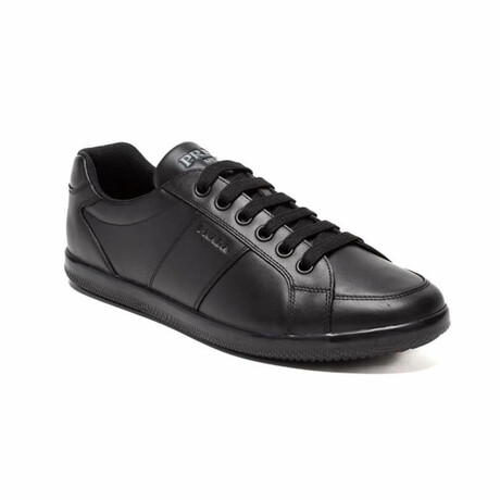 Max Leather Logo Sneaker // Black (Euro: 39)