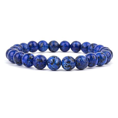 Lapis Lazuli Natural Stone Bracelet // 8mm