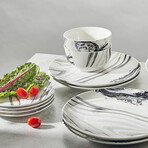 Marble Coupe 16 Piece Dinnerware Set