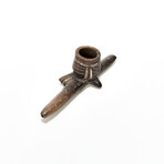 Pre-Columbian Pipe // Mixtec, Mexico // c. 1100-1400 AD