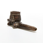 Pre-Columbian Pipe // Mixtec, Mexico // c. 1100-1400 AD