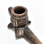 Pre-Columbian Pipe // Mixtec, Mexico // c. 1100-1400 AD