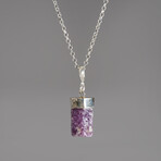 Ruby Pendant (4-6 grams) // 18" Sterling Silver Chain