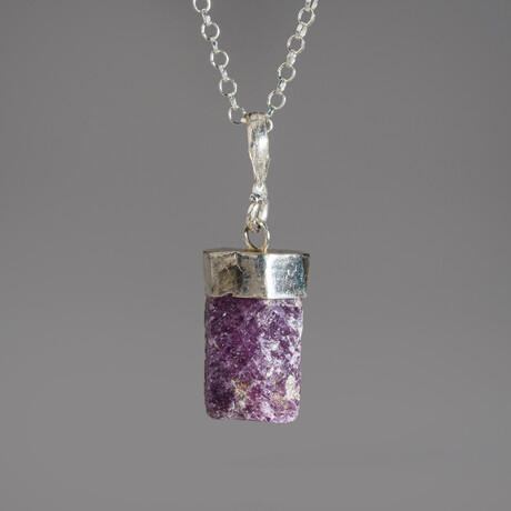 Ruby Pendant (4-6 grams) // 18" Sterling Silver Chain