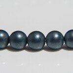 Hematite Beaded Stretch Bracelet // 5mm