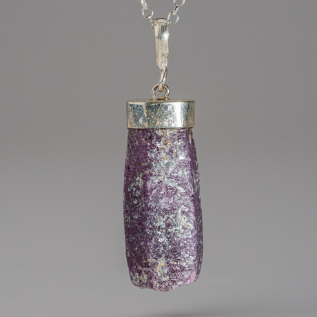 Ruby Pendant (10.6 grams) // 18" Sterling Silver Chain