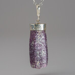 Ruby Pendant (10.6 grams) // 18" Sterling Silver Chain