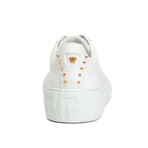 Sneakers With Spike // White + Gold (Euro: 41)