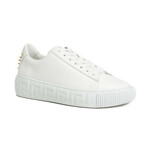 Sneakers With Spike // White + Gold (Euro: 41)