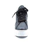 Sneakers With Infinity Symbol // Black + White (Euro: 41)
