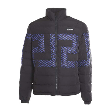 Outwear Jacket Pattern // Black + Blue (Euro: 50)