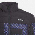 Outwear Jacket Pattern // Black + Blue (Euro: 50)