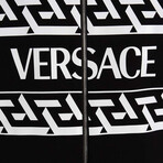 Zip-Up Hoodie // Black + White (Euro: 46)