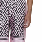 Shorts With Pattern // Pink + Black (30)