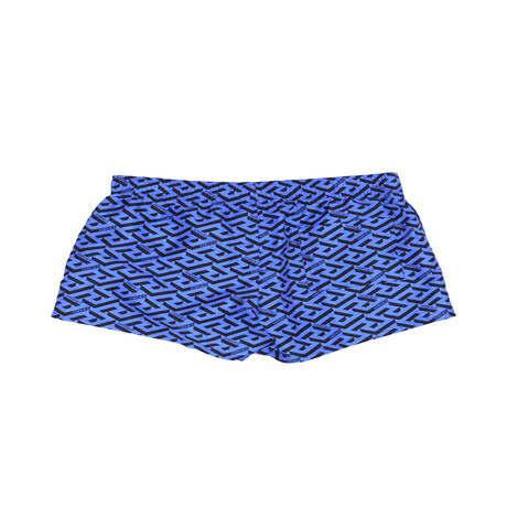 Swim Shorts With Pattern // Blue + Black (30)