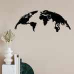 World Map 2 (33.5"H x 66.9"W)