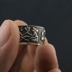 Figurative Ornament Ring // Silver (11.5)