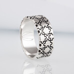 Puzzle Ring // Silver (9)