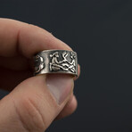 Figurative Ornament Ring // Silver (11.5)