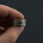 Figurative Ornament Ring // Silver (11.5)