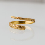 Octopus Tentacles Ring // Gold (10.5)