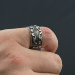 Figurative Ornament Ring // Silver (11.5)