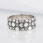 Puzzle Ring // Silver (9)