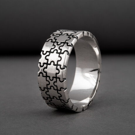 Puzzle Ring // Silver (6)