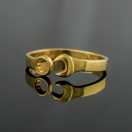 Spanner Ring // Gold (6)