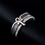 Ankh Symbol Ring // Silver (11)