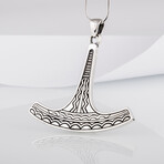 Ukko Thor's Hammer Mjolnir Pendant // Silver