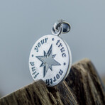 Compass Pendant // Silver