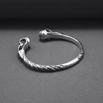 Sterling Silver Knot Ornament Bracelet // Silver