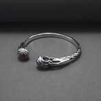 Sterling Silver Knot Ornament Bracelet // Silver