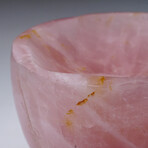 Genuine Polished Rose Quartz Bowl