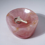Genuine Polished Rose Quartz Bowl