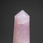 Genuine Polished Rose Quartz Point