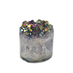 Metalized Amethyst Cylinder