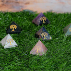 Gemstone Pyramid Set