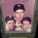 Stan Musial, Joe DiMaggio & Ted Williams // Autographed Photograph + Framed