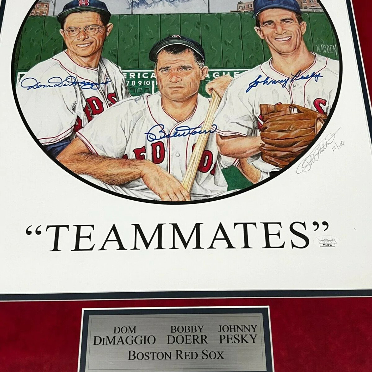 SVENDITA: Toppa Bobby Doerr Boston Red Sox – Numero 1 Ritirato – Qualità Top