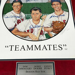 Dom DiMaggio, Bobby Doerr & Johnny Pesky // Boston Red Sox // Signed Photograph + Framed // Limited Edition #22/100